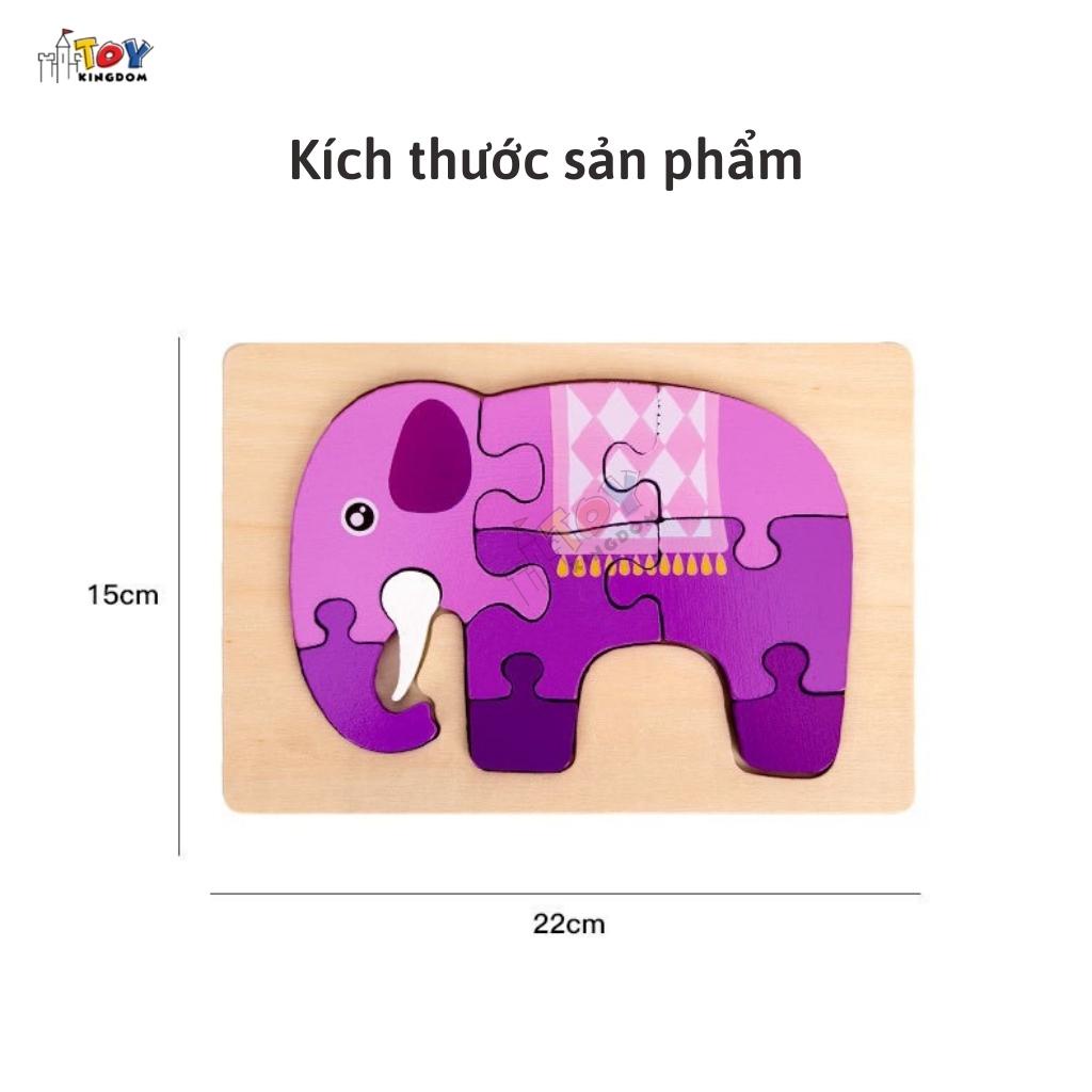 Đồ Chơi Xếp Hình Gỗ Ahihi Theo Chủ Đề Con Vật, Ô tô …, Miếng Ghép To, Xếp Hình An Toàn Dành Cho Bé Từ 1 Tuổi