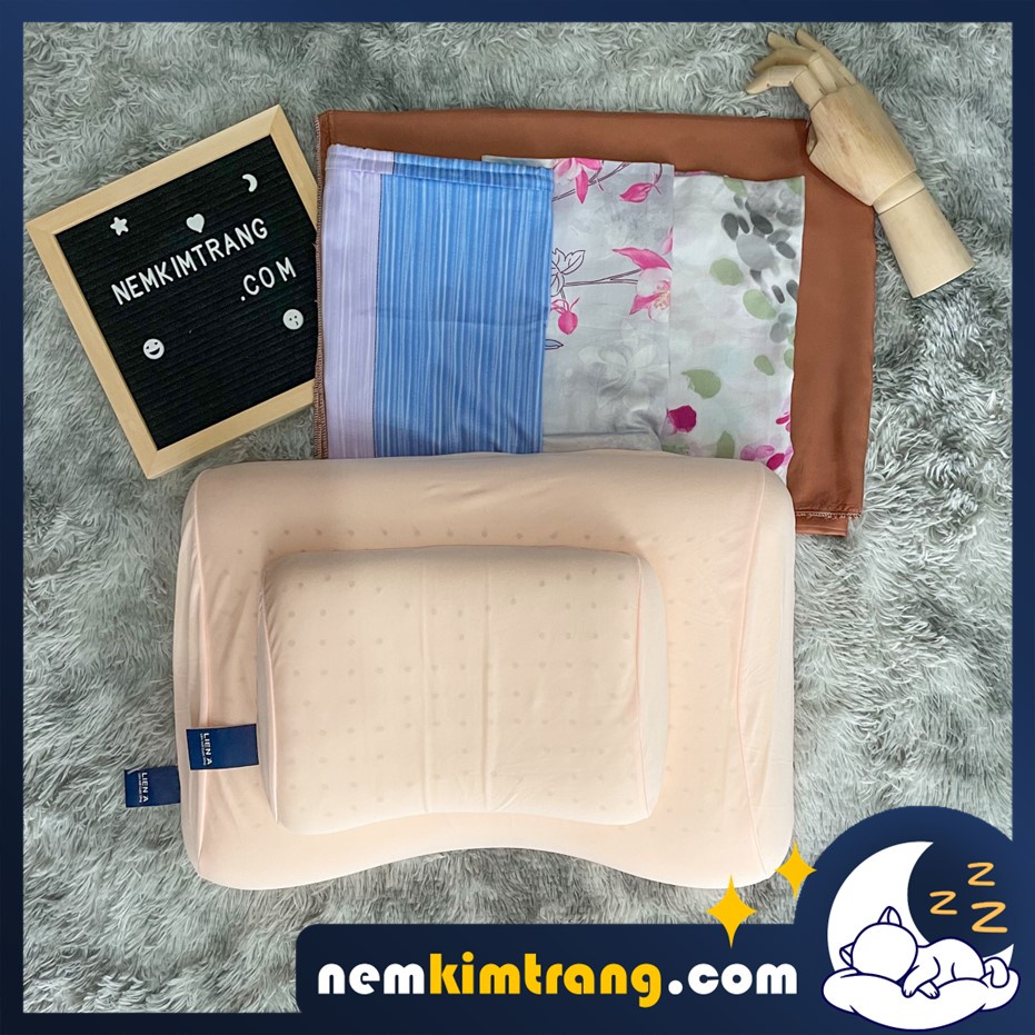 Gối cao su Liên Á Peanut  - CHÍNH HÃNG, ÊM ÁI