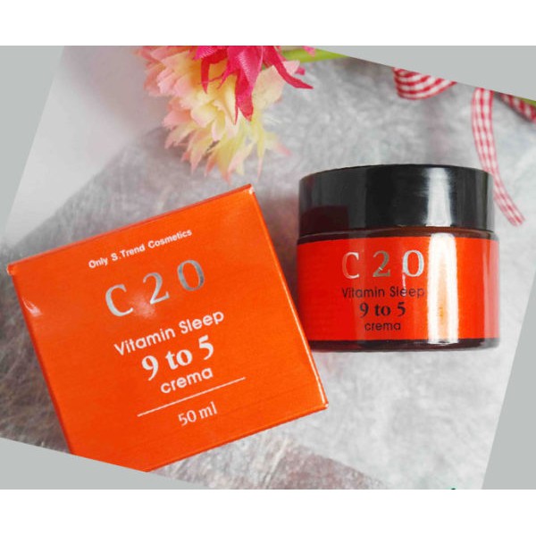 KEM DƯỠNG C20 VITAMIN SLEEP 9 TO 5 CREMA