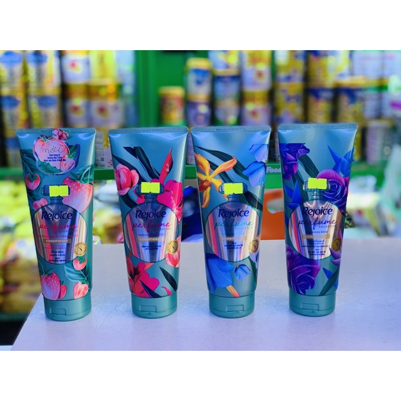 Dầu xả nước hoa rejoice mẫu đơn, lily, hoa hồng 320ml