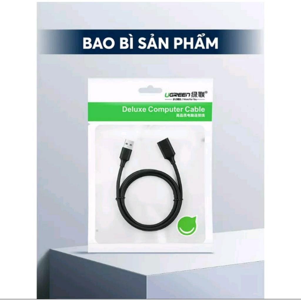 Dây nối dài USB 2.0 (1 đầu đực, 1 đầu cái) dài 2m UGREEN US103 10316 - Bảo hành Chính Hãng