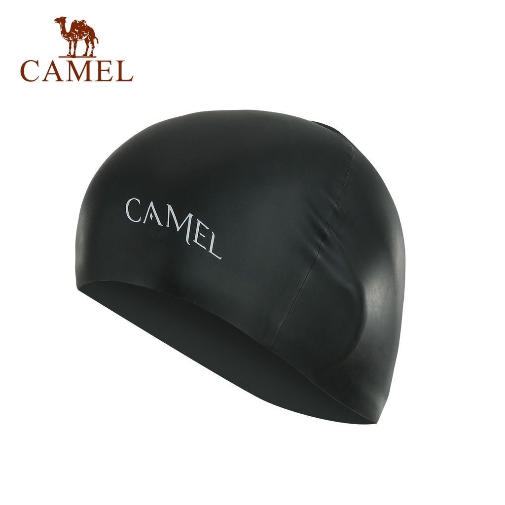 Mũ bơi CAMEL bảo vệ tai chống thấm nước bằng chất liệu silicone