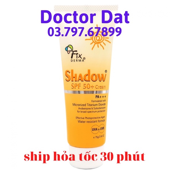 Kem Chống Nắng Fixderma Shadow SPF 50+ chính hãng