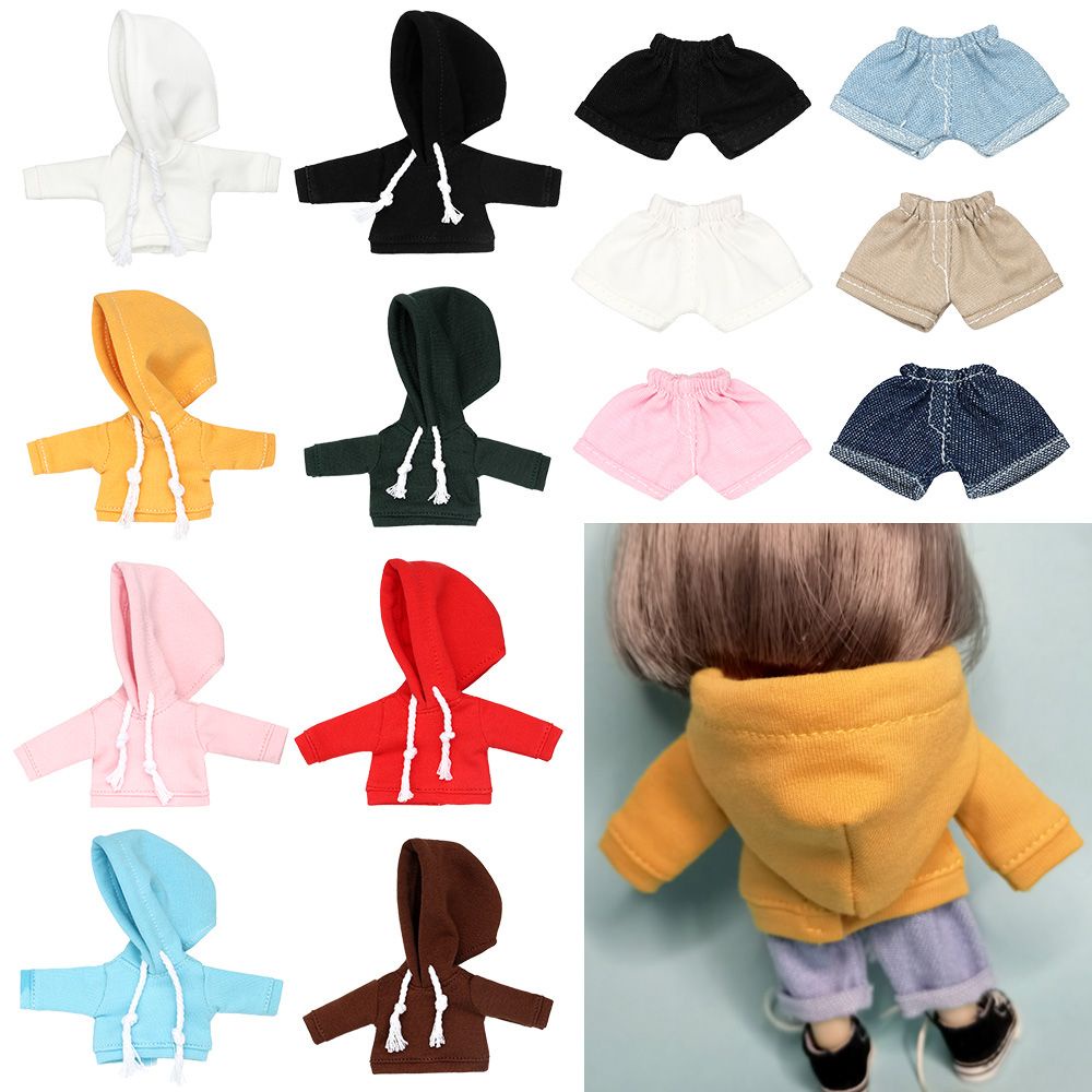 Áo hoodies thời trang cho búp bê 12~16cm tỉ lệ 1/6 1/12
