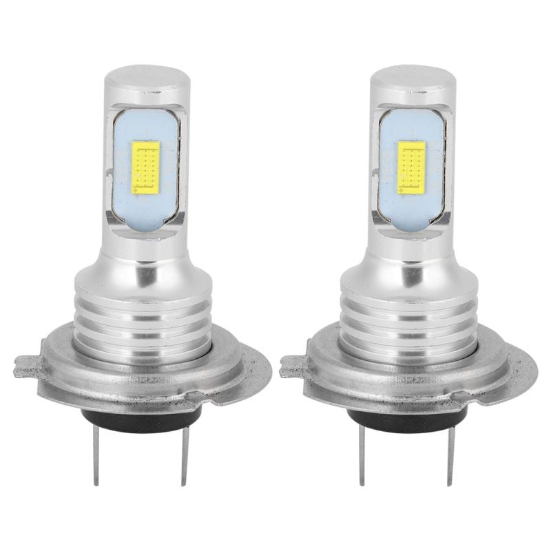 Set 2 bóng đèn LED H7 80W 8000K 12-24V ánh sáng trắng cho đèn pha xe hơi