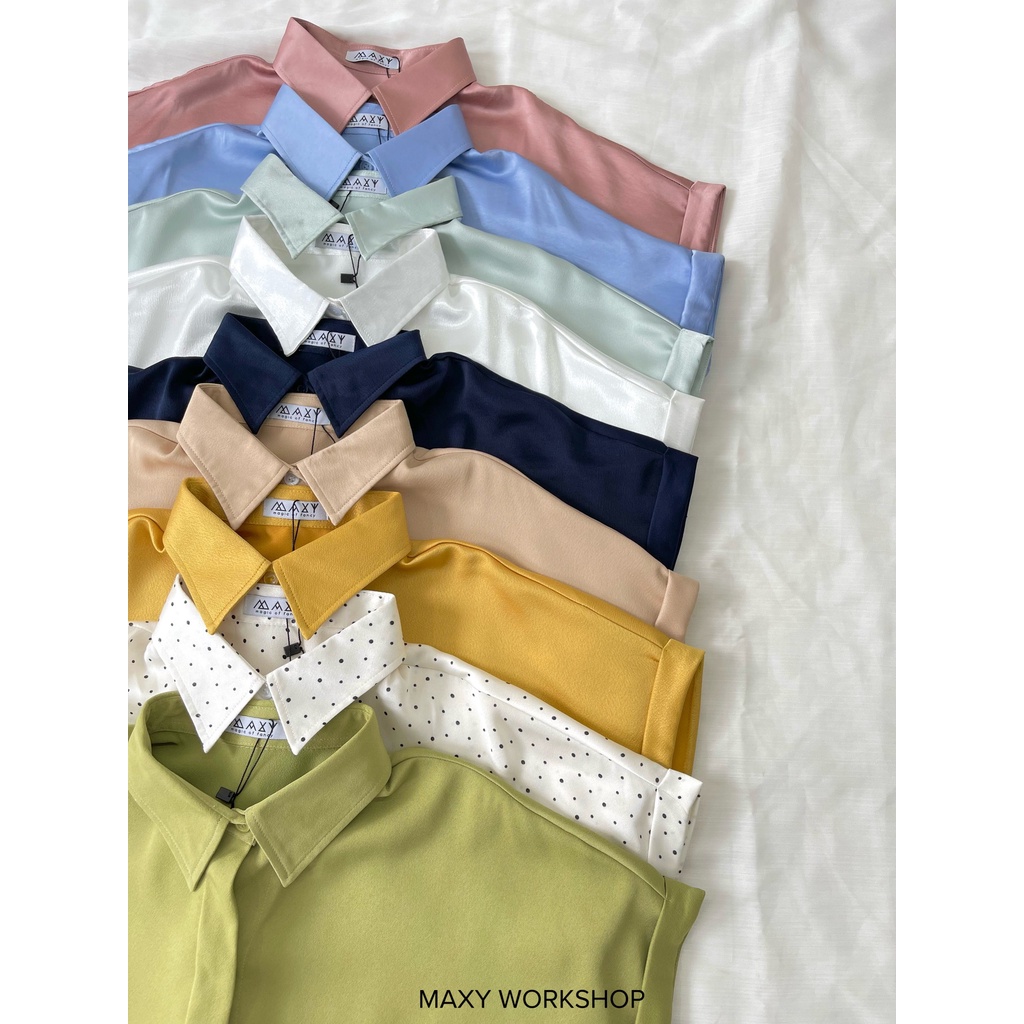 Áo sơ mi ngắn tay cánh dơi sleeve shirt Maxy Workshop