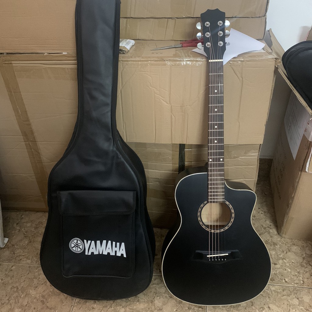 ĐÀN GUITAR HD11 FULL ĐEN LÌ