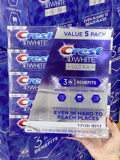 Kem Đánh Răng CREST 3D WHITE ULTRA