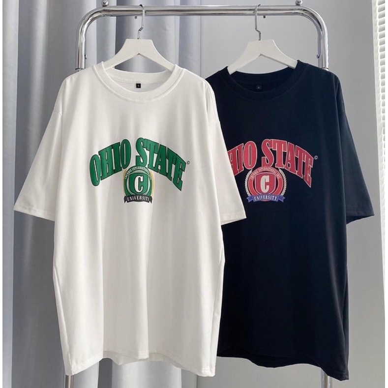 [ Giá Huỷ Diệt ] Áo thun cotton tay lỡ dáng rộng unisex - State C