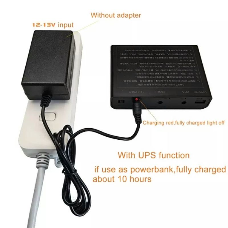 HỘP UPS 03 Ngõ Ra DC 12V 9V 5V cho Modem Camera Đầu Ghi