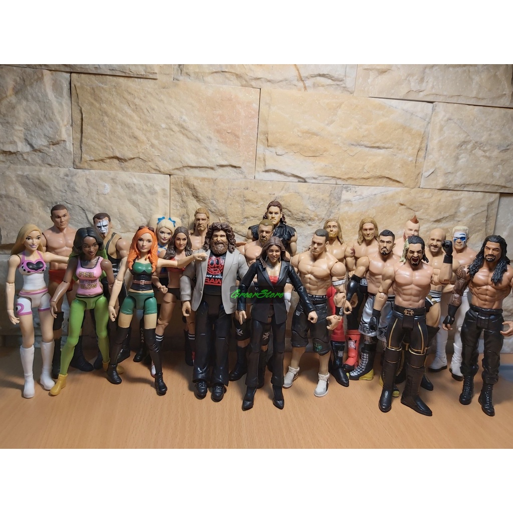 MÔ HÌNH VÕ SĨ ĐẤU VẬT WWE CỬ ĐỘNG ĐƯỢC 17 - 19 cm