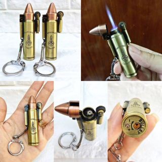 Bật lửa khò gas đá hình viên d.an móc khóa