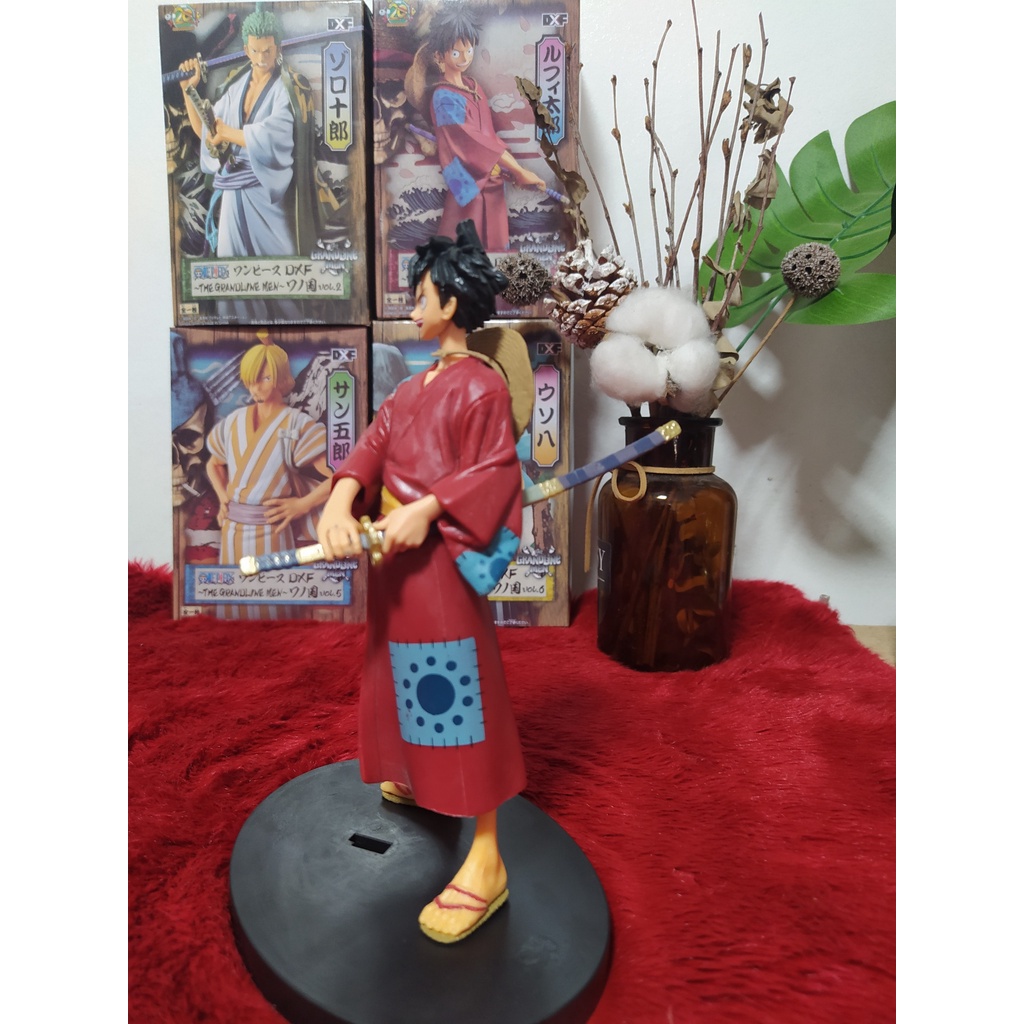 Mô Hình Luffy Kimono Trong Onepiece-Mô Hình Sư Tầm-Trang Trí Văn Phòng-Bàn Làm Việc