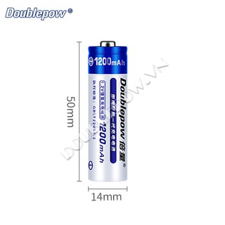 Pin tiểu sạc AA Doublepow 1200mAh