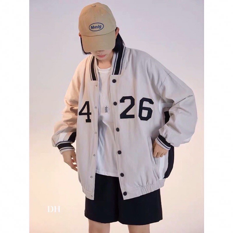FREESHIP 50K-Áo Khoác Dù BOOMBER In Số 5426 2 Lớp Nam, Nữ Unisex-AKF5426