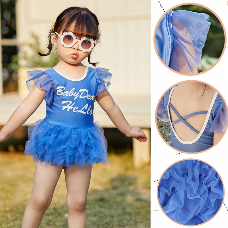 Đồ Bơi Một Mảnh Cho Bé Gái 1-9 Tuổi