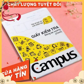 Giấy Kiểm Tra Kẻ Ngang Campus ( có tờ đơn và tờ đôi)