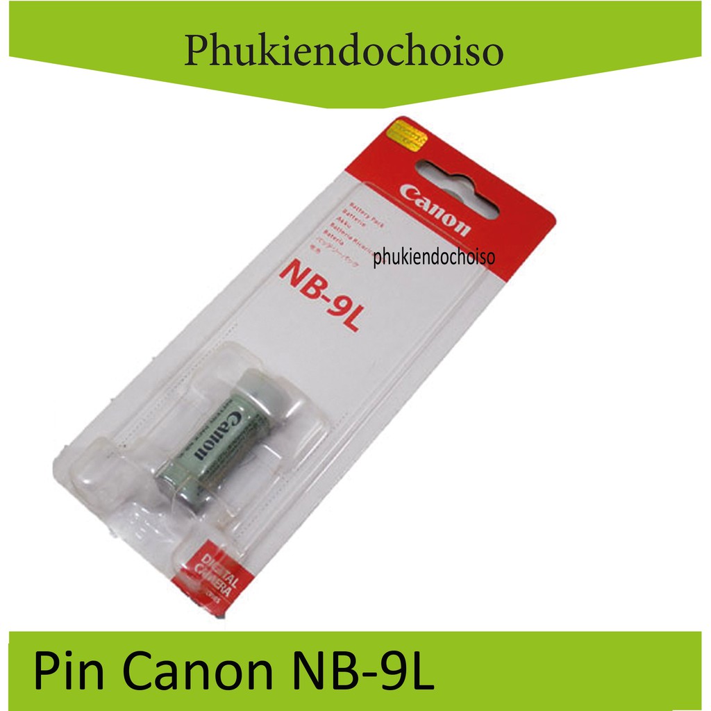 Bộ pin sạc thay thế 1 Pin 1 Sạc máy ảnh Canon NB-9L