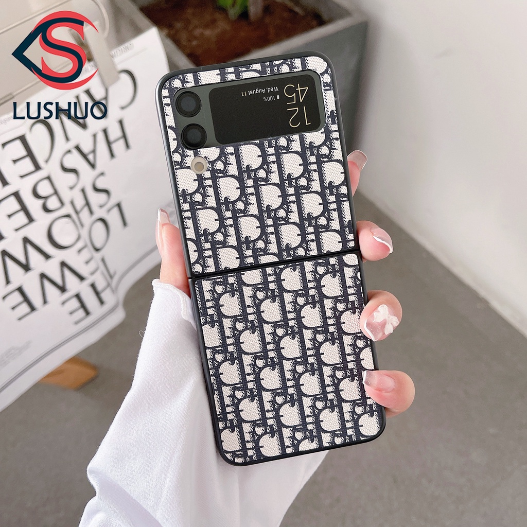 Bao Da Điện Thoại LUSHUO Cho Samsung Galaxy Z Flip 3 5G Z Flip3 ZFlip3 ZFlip 3