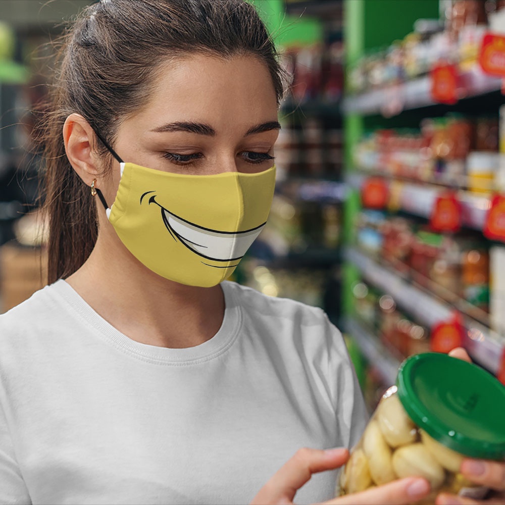 Khẩu trang trẻ em đáng yêu vui nhộn thú cưng cute dễ thương Hình Vẽ DRAWN CARTWELL bảo vệ toàn diện vải cotton 100% ngăn