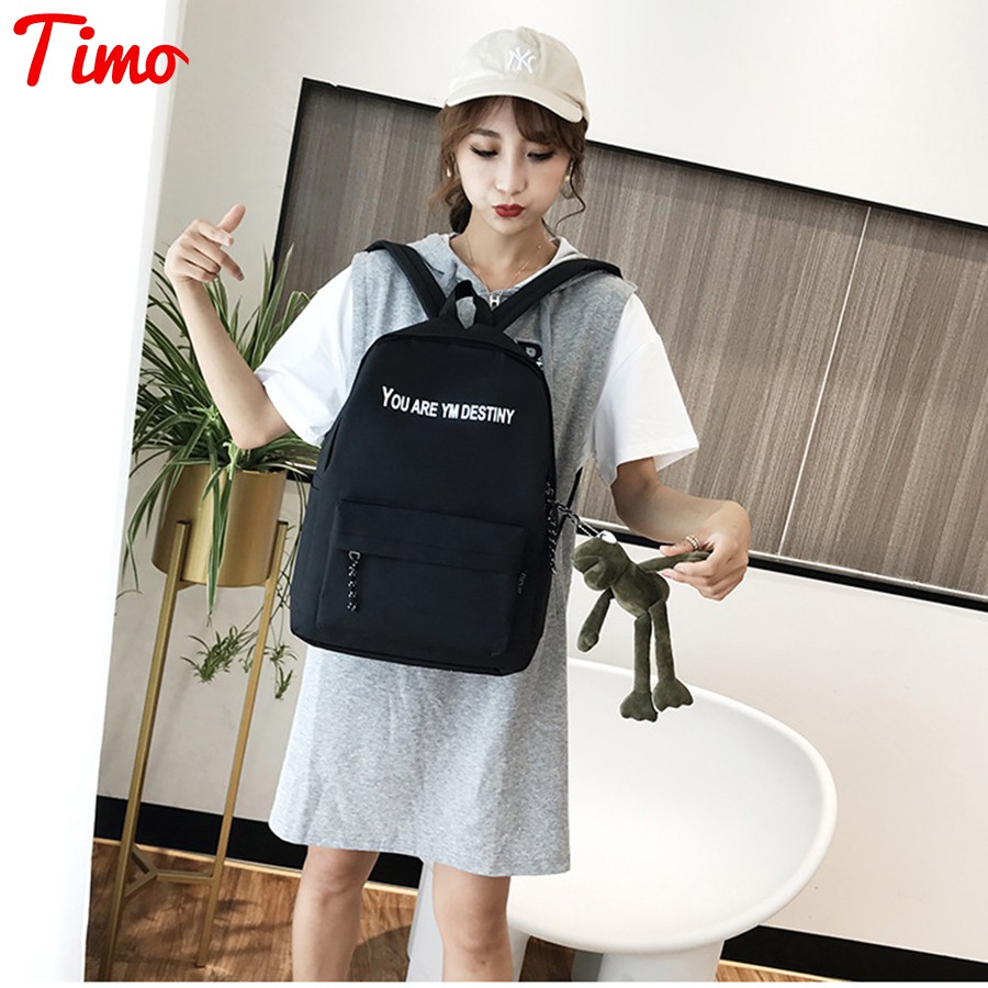 Balo thời trang nam nữ ulzzang đẹp đi học, đi chơi du lịch kiểu dáng basic phong cách  ULZ0022