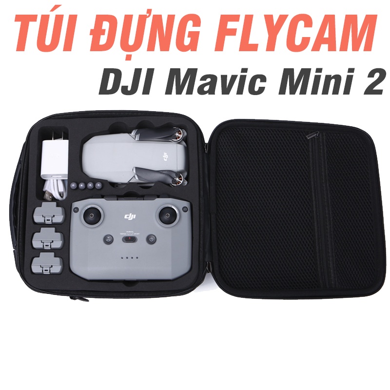 Túi đựng Flycam dji mavic mini 2, mini, mini SE túi làm bằng chất liệu vải EVA có dây đeo - Phụ kiện Flycam