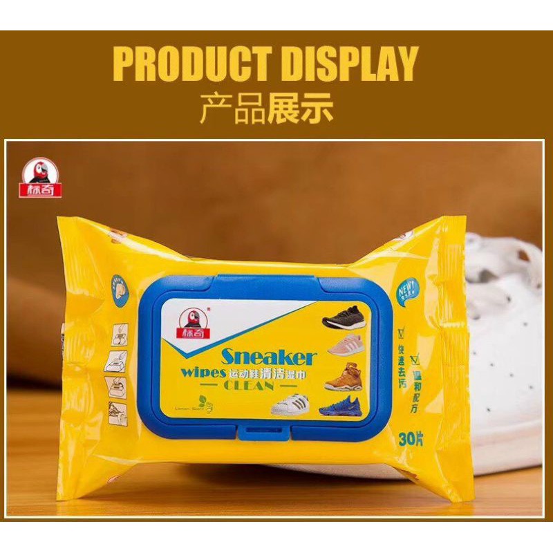 giấy lau giày .sỉ giá tốt tại cửa khẩu gói 30 tờ