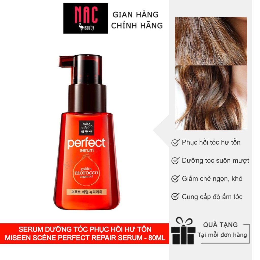 [New 2020]Serum Dưỡng Tóc Chắc Khoẻ, Phục Hồi Hư Tổn  Miseen Scène Perfect Repair Serum #Super Rich 80ml