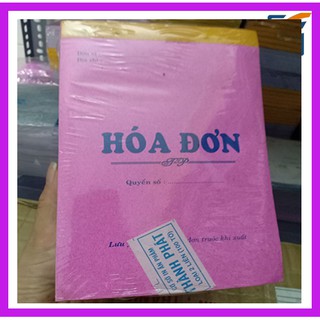 -10 cuốn hóa đơn 2 liên 100 tờ dày dặn, có rãnh xé