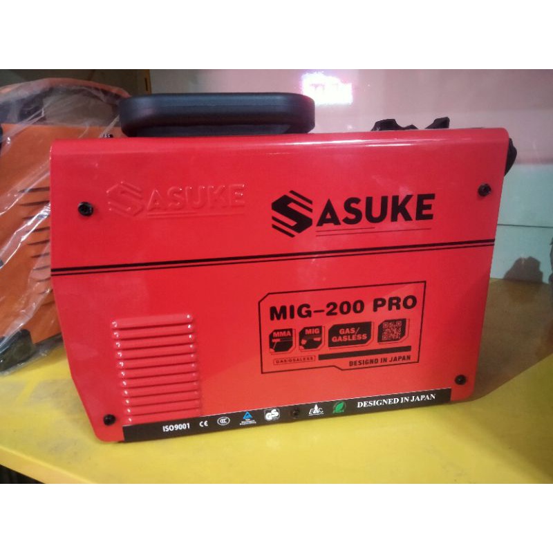 Máy hàn mig mini không dùng khí KENMAX 200 Pro - SASUKE 200 Pro sử dụng cuộn dây 1kg và 5kg