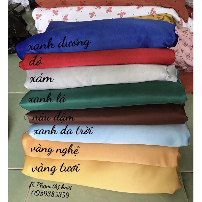 vải gấm tafta bóng (gto) may váy áo phồng xoe, áo dài và hanbok bé trai bé gái