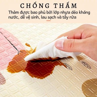 Thảm xốp phủ silicon nẳm chơi cho bé