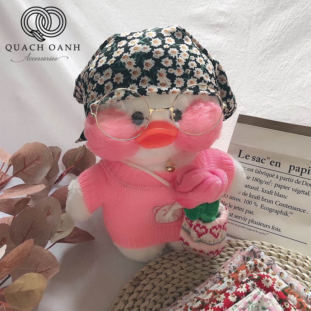 Khăn Bandana buộc cổ, buộc đầu họa tiết hoa nhí xinh xắn QO - BAND09