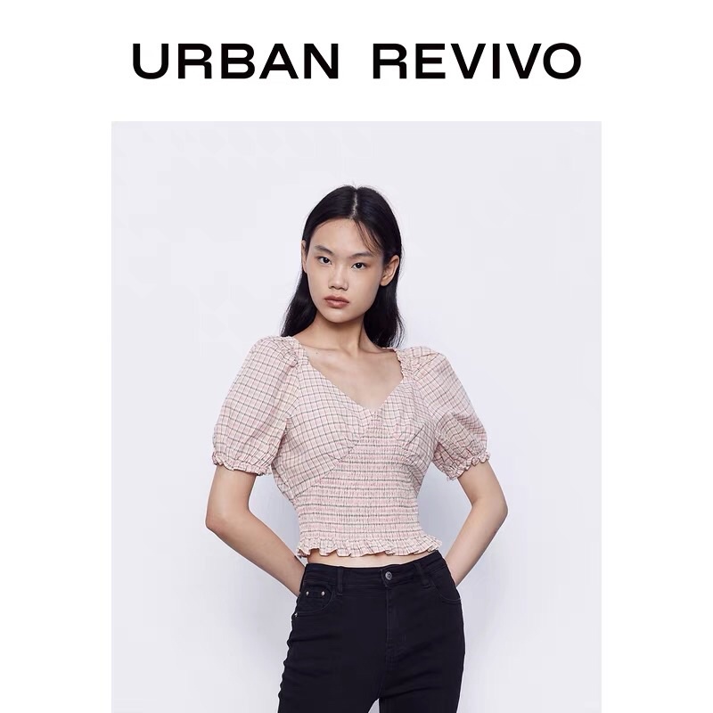 Áo sọc hồng Urban Revivo