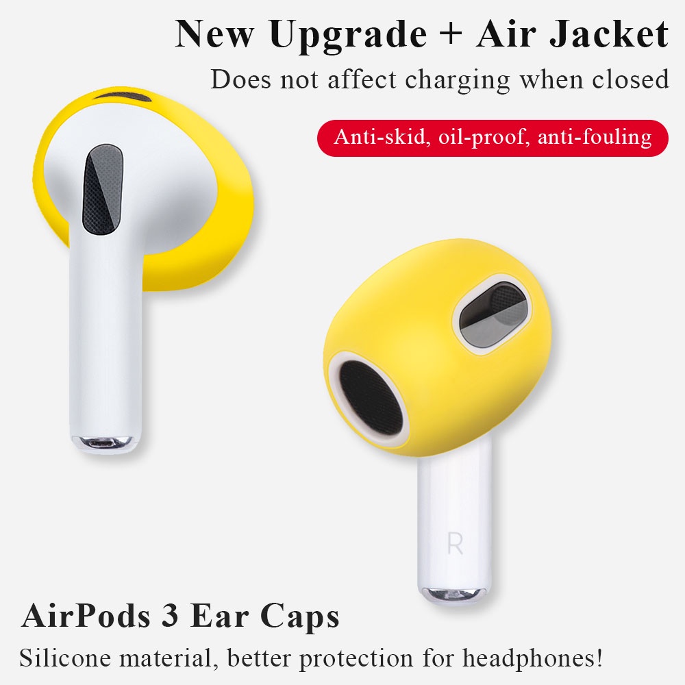 1 Cặp Vỏ Bảo Vệ Hộp Sạc Tai Nghe airpods 1 2 Bằng TPU Dẻo Chống Rơi Chống Thất Lạc Chất Lượng Cao