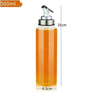 CHAI LỌ BÌNH THỦY TINH ĐỰNG DẦU ĂN, NƯỚC MẮM 500ml CHỊU NHIỆT CAO CẤP CÓ VẠCH CHIA | BigBuy360 - bigbuy360.vn