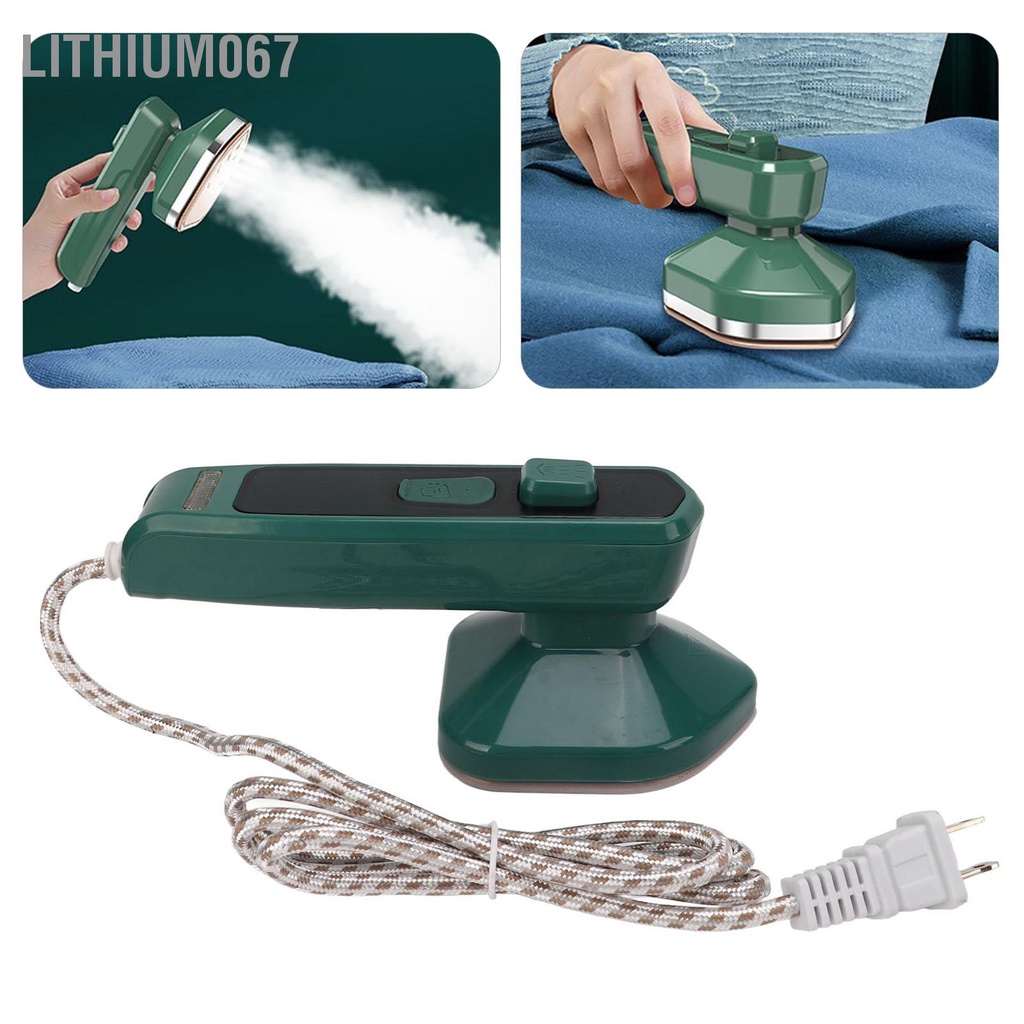 Lithium067 Máy ủi cầm tay Bàn khô ướt hơi nước mạnh mẽ với bình chứa trong suốt Cắm điện 110V của Mỹ