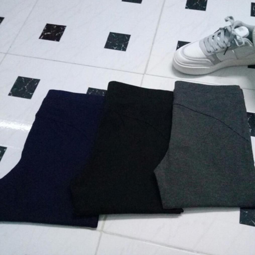 Quần LEGGING S4LEGG01 LEGGING Nâng Mông Lưng Cao Dáng Đẹp Chất Liệu Vải Cotton 100% Đen Xanh Xám (40-55kg)