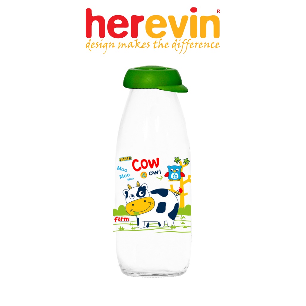 Bộ 3 Chai Đựng Sữa Thuỷ Tinh Herevin Decor 500ml - HECH111730-001 [GIAO MÀU NGẪU NHIÊN]