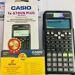 [100% Chính Hãng]Bảo hành 5-7 năm Máy tính Casio fx570vn plus 2nd edition (NEW)