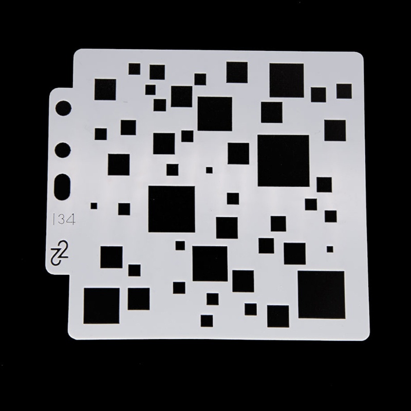 Aoto Khuôn Dập Nổi Họa Tiết Hình Học Nhiều Lớp DIY Trang Trí Sổ Lưu Niệm D