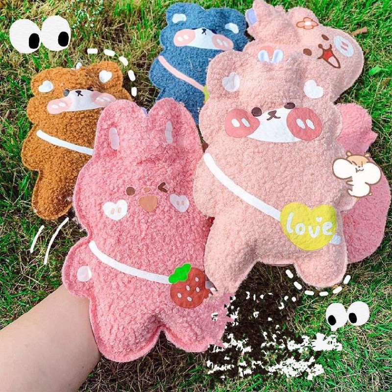 Túi Nước Nóng Lớn 3D Giảm Đau Bụng Kinh, Giữ Ấm