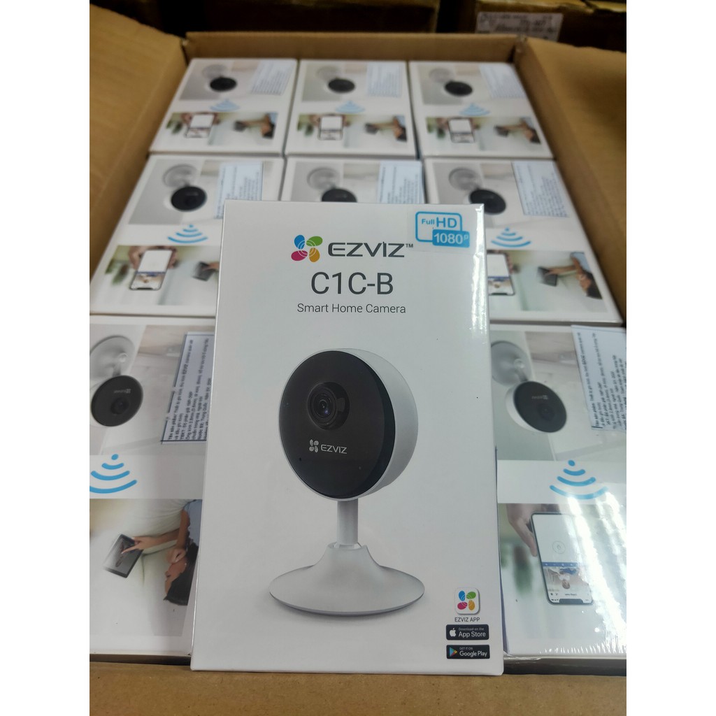 Camera IP Wifi EZVIZ C1C 1080P, C1C-B 1080P H.265 Phiên Bản 2021, C1C 720P - Chính Hãng, Bảo Hành 24 Tháng