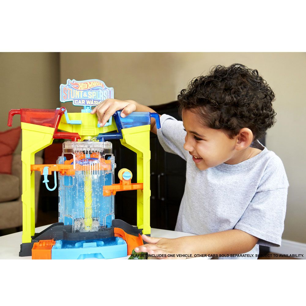 Trạm Rửa Xe Trên Không Hot Wheels