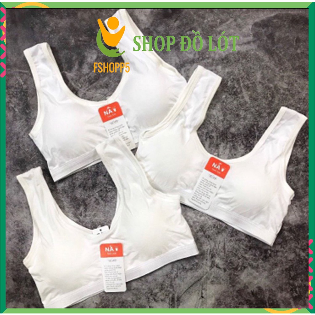 Áo lót học sinh cấp 2 màu trắng cho trẻ em có mút đệm mỏng HOCSINH02