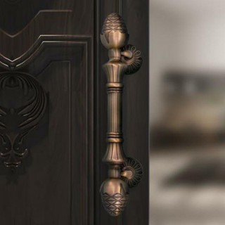 [Ảnh thật] Tay nắm cửa cổng, cửa gỗ, cửa sắt