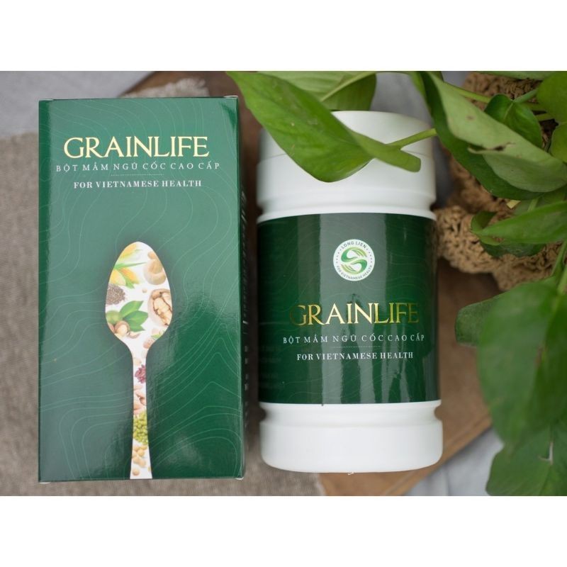 Bột Mầm Ngũ Cốc Cao Cấp GRAINLIFE 500gr - Ngũ Cốc Mầm Cao Cấp Long Liên