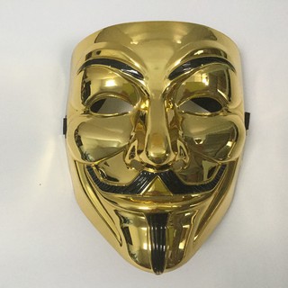 Mặt na hacker halloween màu vàng-t37