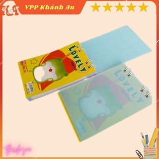 2 Quyển sổ mini, sổ tay gáy xoắn 72 trang 9.5x6.5cm