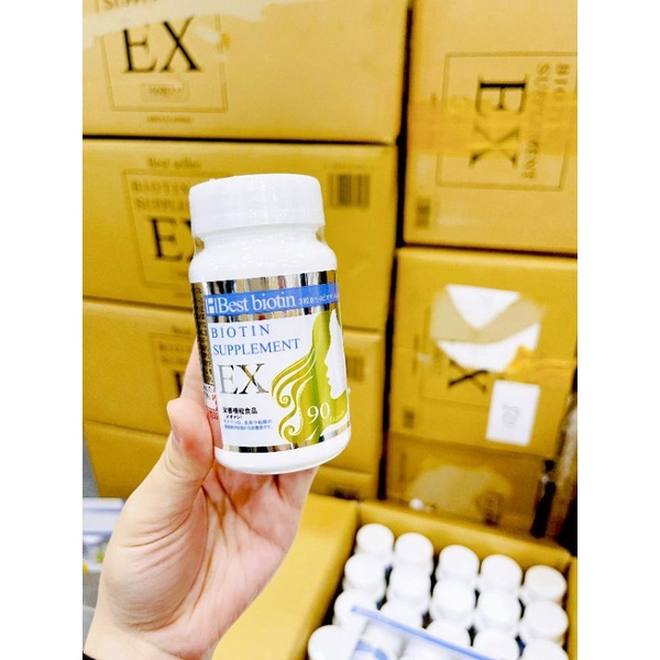 Viên hỗ trợ mọc tóc Nhật Bản Best Biotin Supplement EX 90 viên